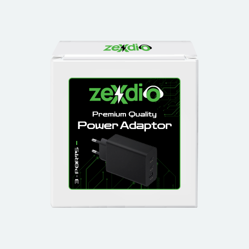 Zexdio 3-Port Premium Quality Power Adaptor