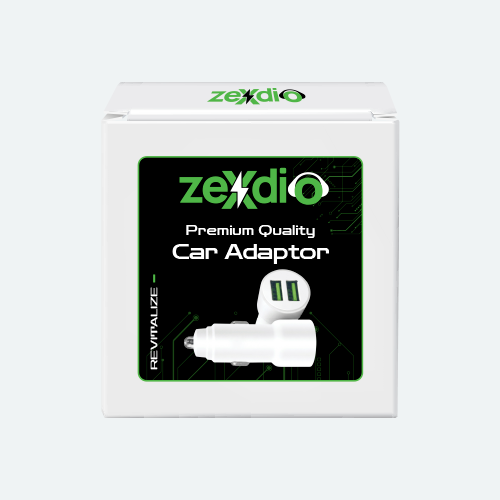 Zexdio Revitalize Series Dual Port Car Adaptor
